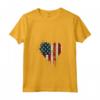 Donna American USA Flag Heart 4 luglio Independence Day Maglietta con Collo a V - Proud Patriot - Ideale per la Parata del Quarto di Luglio