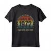 Made In 1972 - Annata 1972 - 50 Anni di Compleanno Uomo Donna Maglietta Vintage - Ideale Regalo Originale per chi compie 50 Anni
