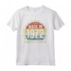 Made In 1972 - Annata 1972 - 50 Anni di Compleanno Uomo Donna Maglietta Vintage - Ideale Regalo Originale per chi compie 50 Anni