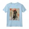 Samurai T-Shirt Giapponese Retro Art Stampa Camicia Bushido Maglietta - Regalo Cultura Giapponese - Ideale per Compleanni e Feste