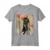 Samurai T-Shirt Giapponese Retro Art Stampa Camicia Bushido Maglietta - Regalo Cultura Giapponese - Ideale per Compleanni e Feste