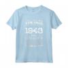 80 anni Compleanno Vintage - Maglietta Uomo Nato nel 1943 - Idea Regalo Divertente per Marito, Papà o Nonno