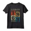 Luglio 1963 Vintage - Maglia 61 Compleanno Anni Uomo Donna - Regalo Compleanno 61 Anni Retro Design