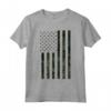 Bandiera Americana 4 Luglio Camuffamento Militare Veterano Maglietta - Ideale per Giornata dei Veterani e Feste Patriottiche