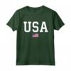 USA T Shirt Donne Uomini Bambini Bandiera Patriottica Americana 4 Luglio - Ideale Regalo di Natale per Fieri Americani