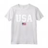 USA T Shirt Donne Uomini Bambini Bandiera Patriottica Americana 4 Luglio - Ideale Regalo di Natale per Fieri Americani