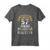 Divertente 57 anni Compleanno 1965 Uomo Donna Regalo Maglietta - Ideale per Nato nel 1965 - Design Unico per Compleanni Speciali