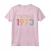 Vintage 1973 49° Compleanno - Retrò Maglietta Compleanno Uomo Donna - Regalo Originale per Ogni Mese