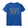 Vintage 1973 49° Compleanno - Retrò Maglietta Compleanno Uomo Donna - Regalo Originale per Ogni Mese