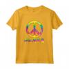Costume Hippy della Maglietta dei Colori della Tintura del Segno della Pace - Maglietta Retrò Tie Dye Anni '70 - Ideale per Costume Hippy di Halloween