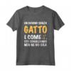 Scritte Divertenti Un Giorno Senza Gatto - T-shirt Regalo per Amanti dei Gatti - Ideale per Proprietari di Persiani, Maine Coon, e Altri Felini