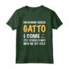 Scritte Divertenti Un Giorno Senza Gatto - T-shirt Regalo per Amanti dei Gatti - Ideale per Proprietari di Persiani, Maine Coon, e Altri Felini