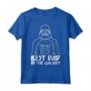 Star Wars Festa del Papà Darth Vader Best Dad In The Galaxy Maglietta - Abbigliamento Ufficiale 16STRW056