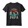Super Padre Eroe - Maglietta per la Festa del Papà - Ideale per Compleanno e Regalo