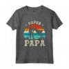 Super Padre Eroe - Maglietta per la Festa del Papà - Ideale per Compleanno e Regalo