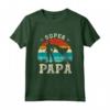 Super Padre Eroe - Maglietta per la Festa del Papà - Ideale per Compleanno e Regalo