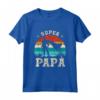 Super Padre Eroe - Maglietta per la Festa del Papà - Ideale per Compleanno e Regalo