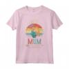 Best Mum Ever - Donne Rosie Vintage Retro Decor Mamma Maglietta - Camicia Blessed To Be Chiamata Nonna per Festa della Mamma 2022