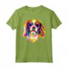 Pop Art Cavalier King Charles Spaniel - Simpatica Maglietta per Amanti dei Cani - Ideale per Compleanno, Natale e Altro