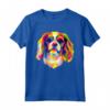 Pop Art Cavalier King Charles Spaniel - Simpatica Maglietta per Amanti dei Cani - Ideale per Compleanno, Natale e Altro