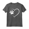 Cane Zampa Cuore - Maglietta Regalo per Amante dei Cani - Ideale per Compleanno o Natale
