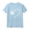 Cane Zampa Cuore - Maglietta Regalo per Amante dei Cani - Ideale per Compleanno o Natale