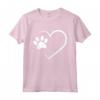 Cane Zampa Cuore - Maglietta Regalo per Amante dei Cani - Ideale per Compleanno o Natale