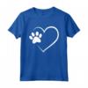 Cane Zampa Cuore - Maglietta Regalo per Amante dei Cani - Ideale per Compleanno o Natale