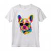 Pop Art Bulldog Francese - Maglietta Regalo per Mamma Cane e Papà - Migliore Amico a Quattro Zampe
