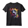 Amstaff American Staffordshire Terrier Cucciolo Colorato Nero Maglietta - Regalo divertente per Amanti della Razza - Acquista Online