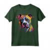 Amstaff American Staffordshire Terrier Cucciolo Colorato Nero Maglietta - Regalo divertente per Amanti della Razza - Acquista Online