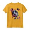 Amstaff American Staffordshire Terrier Cucciolo Colorato Nero Maglietta - Regalo divertente per Amanti della Razza - Acquista Online