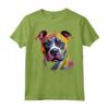 Amstaff American Staffordshire Terrier Cucciolo Colorato Nero Maglietta - Regalo divertente per Amanti della Razza - Acquista Online