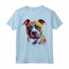 Amstaff American Staffordshire Terrier Cucciolo Colorato Nero Maglietta - Regalo divertente per Amanti della Razza - Acquista Online