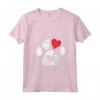 Donna Cane Amore Zampa Cuore - Maglietta con Collo a V per Amanti dei Cani - Ideale come Regalo per Compleanno o Natale