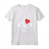 Donna Cane Amore Zampa Cuore - Maglietta con Collo a V per Amanti dei Cani - Ideale come Regalo per Compleanno o Natale
