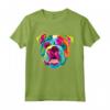 Pop Art Inglese Bulldog Pet Paw Maglietta - Regalo Uomini Donne Amante Del Cane - Ideale per Compleanno o Natale