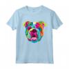 Pop Art Inglese Bulldog Pet Paw Maglietta - Regalo Uomini Donne Amante Del Cane - Ideale per Compleanno o Natale