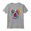 Pop Art Inglese Bulldog Pet Paw Maglietta - Regalo Uomini Donne Amante Del Cane - Ideale per Compleanno o Natale
