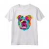 Pop Art Inglese Bulldog Pet Paw Maglietta - Regalo Uomini Donne Amante Del Cane - Ideale per Compleanno o Natale