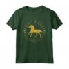 Just A Girl Who Loves Horses - Frase divertente per cavalieri Maglietta - Ideale per Horse Girl o Cowboy - Acquista maglietta equitazione online
