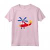 Bambino Piccolo Adorabile Elicottero Rosso - Maglietta per Piccoli Piloti - Regalo Ideale per Bambini Appassionati di Elicotteri