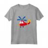 Bambino Piccolo Adorabile Elicottero Rosso - Maglietta per Piccoli Piloti - Regalo Ideale per Bambini Appassionati di Elicotteri