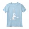 Silhouette - T-shirt Nastro per Danza Aerea e Yoga - Design Grafico per Ginnasti e Acrobati - Regalo Personalizzato per Compleanni o Natale