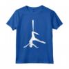 Silhouette - T-shirt Nastro per Danza Aerea e Yoga - Design Grafico per Ginnasti e Acrobati - Regalo Personalizzato per Compleanni o Natale