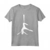 Silhouette - T-shirt Nastro per Danza Aerea e Yoga - Design Grafico per Ginnasti e Acrobati - Regalo Personalizzato per Compleanni o Natale