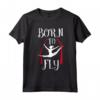 Born To Fly - Ballerina Aerea di Seta per Yoga, Danza Aerea Maglietta - Ideale per Ballerine Aeree e Insegnanti di Yoga