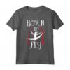 Born To Fly - Ballerina Aerea di Seta per Yoga, Danza Aerea Maglietta - Ideale per Ballerine Aeree e Insegnanti di Yoga