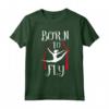 Born To Fly - Ballerina Aerea di Seta per Yoga, Danza Aerea Maglietta - Ideale per Ballerine Aeree e Insegnanti di Yoga