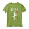 Born To Fly - Ballerina Aerea di Seta per Yoga, Danza Aerea Maglietta - Ideale per Ballerine Aeree e Insegnanti di Yoga